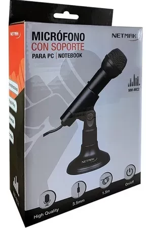 Microfono Netmak Con Soporte NM MC2