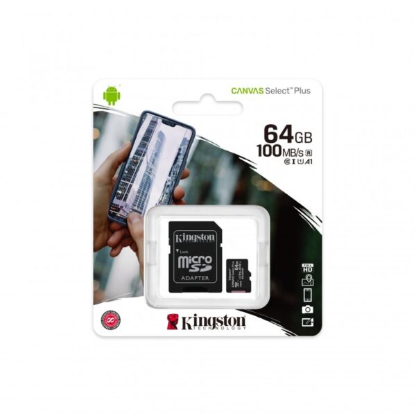Micro SD 64gb Kingston Canvas