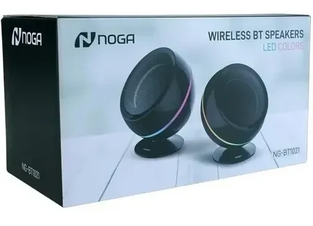 Parlante Bluetooth Noga Wireless Led Colors NG-BT1021