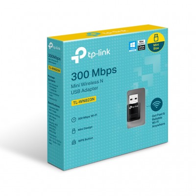 Placa De Red Usb Tp Link TL WN823N 300 Mbps