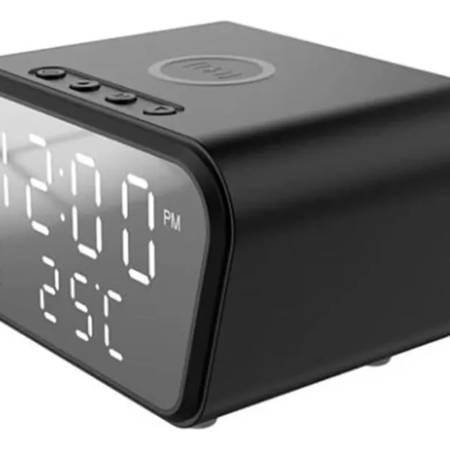 Reloj Despertador Con Cargador Inalambrico AY 21