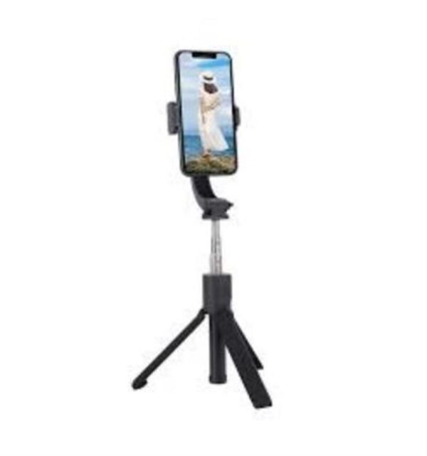Tripode Video Selfie Stick Con Gimbal H5 Con Control Bluetooth