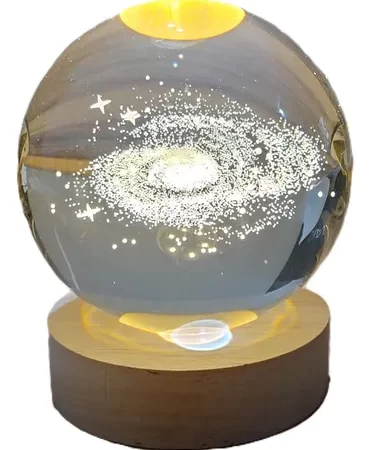 Velador Esfera Cristal Distintos Motivos 8 cm