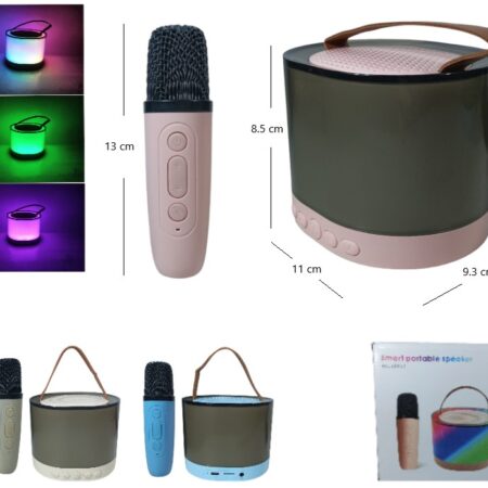Parlante + Microfono Inalambrico Karaoke K 52