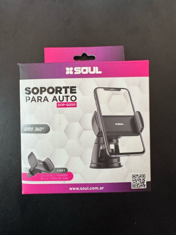 Soporte Universal Auto 2 en 1 Air Q 200 Soul