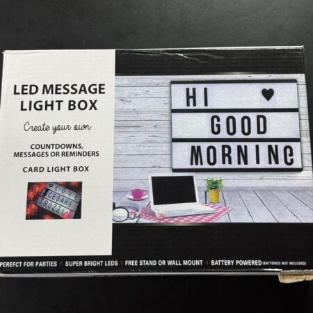Cartel Letras Intercambiables Led 83035