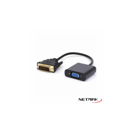 Adaptador DVI a VGA Netmak