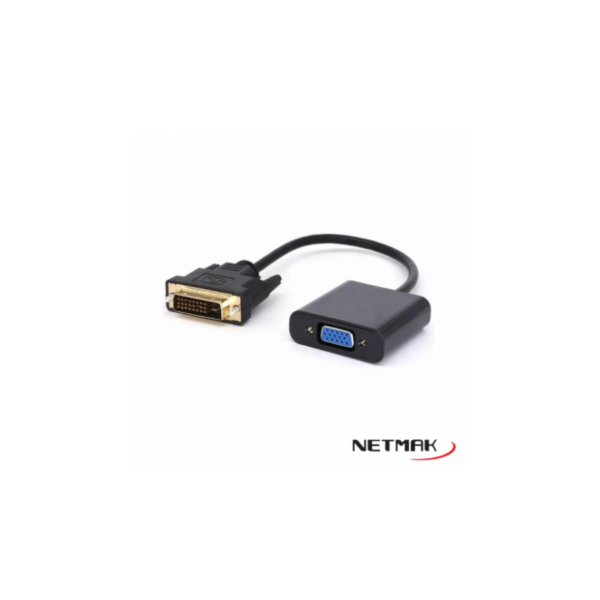 Adaptador DVI a VGA Netmak