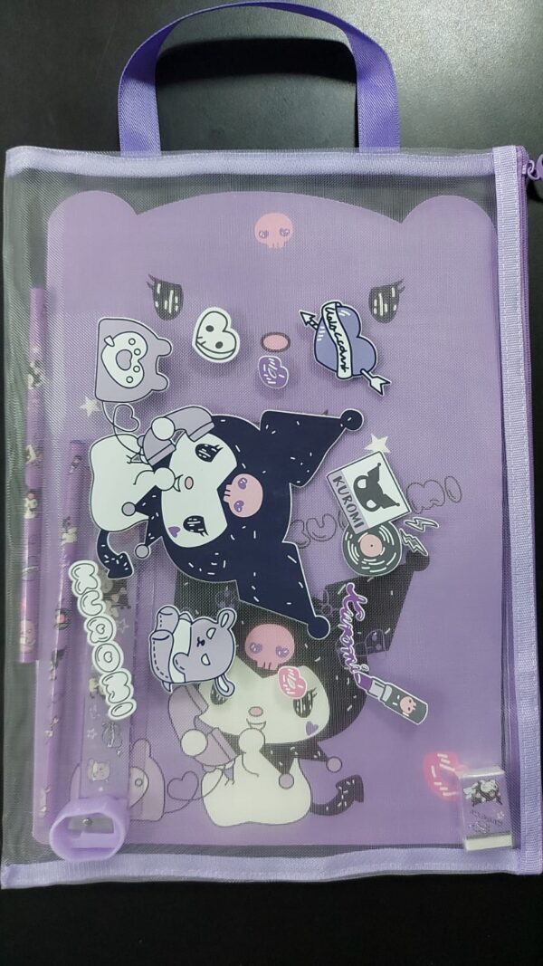 Set Escolar Kuromi Sanrio