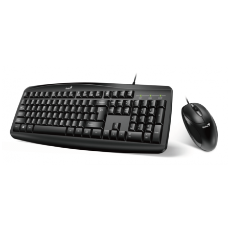 Combo Teclado y Mouse Genius KM 200 Con Cable