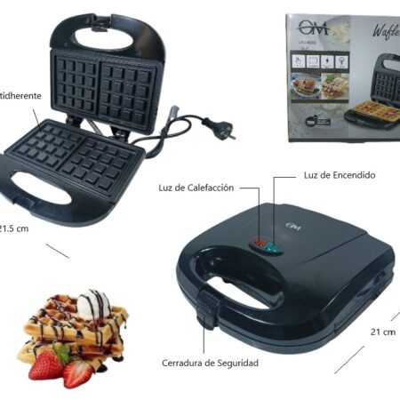 Waflera Antiadherente OM 750W