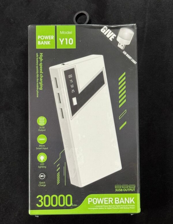 Power Bank Y10 30000 mah