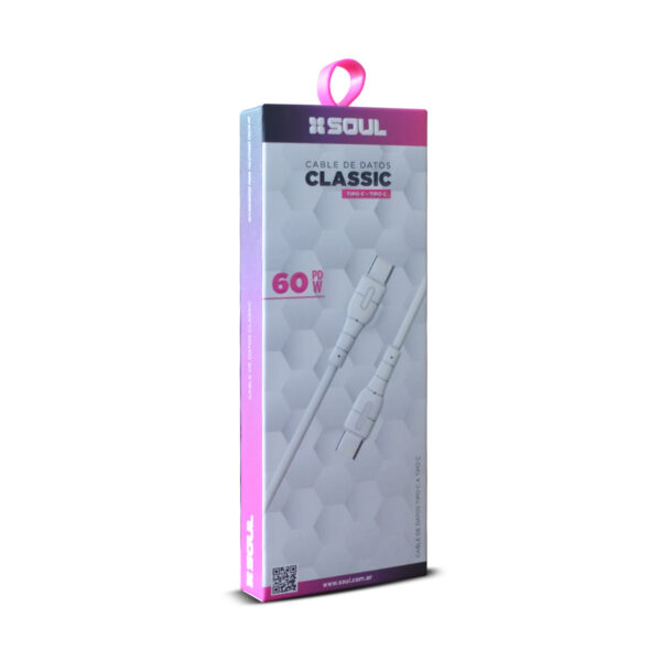 CABLE CLASSIC ONE TIPO C A TIPO C SOUL 60W