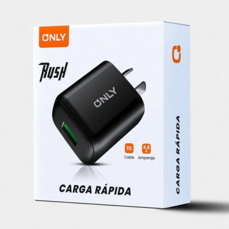 Cargador Cabezal Only 4.8A Negro