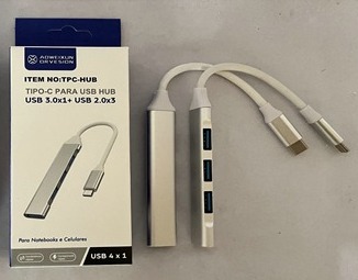 Hub Tipo c USB 3 Puertos Aoweixun 4 x 1