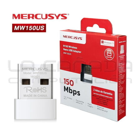 Placa De Red Usb Wifi Mercusys N 150