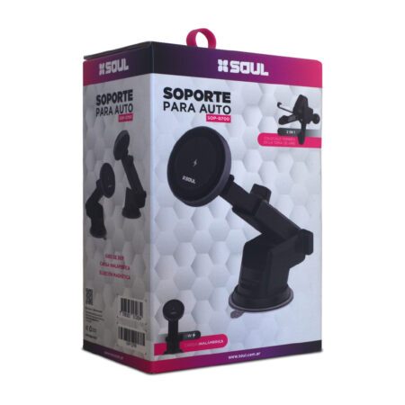 SOPORTE PARA AUTO Q 700 5W MAGNETICO SOUL