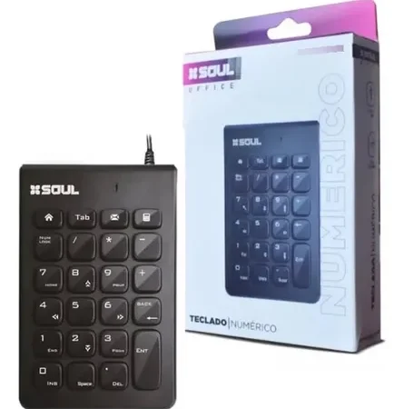 Teclado Con Cable USB Numerico Soul
