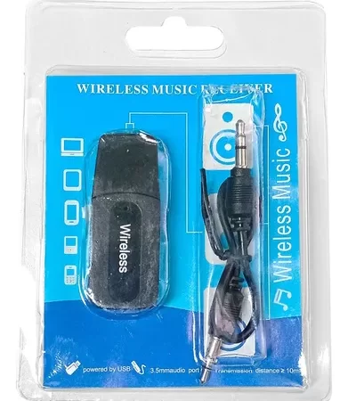 Receptor De Audio Bluetooth Auxiliar Musica