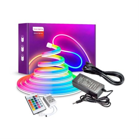 Tira Luz Neon Rgb Con Control Remoto