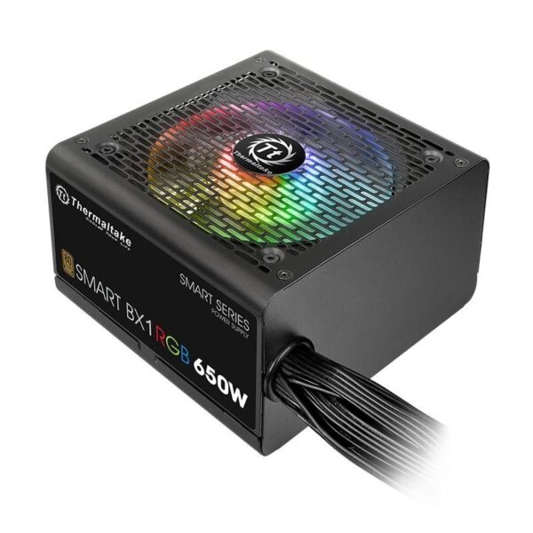 Fuente Atx Thermaltake 650w Smart Bx1 Rgb 80 plus