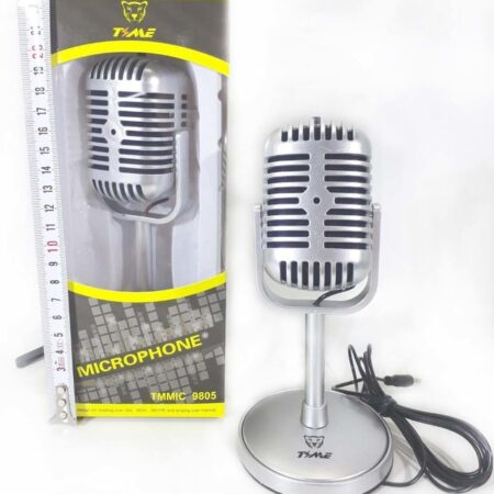 Microfono Retro Para Pc Metalico Time TMMIC 9805