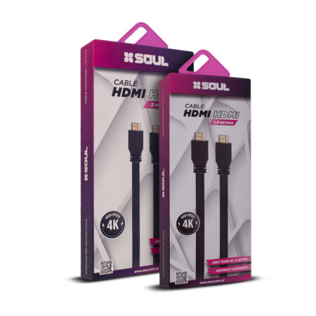 Cable Tipo HDMI a Tipo HDMI 1.5mts Soul