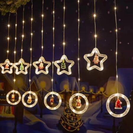 Cortina Luces Led Navidad Moda Led