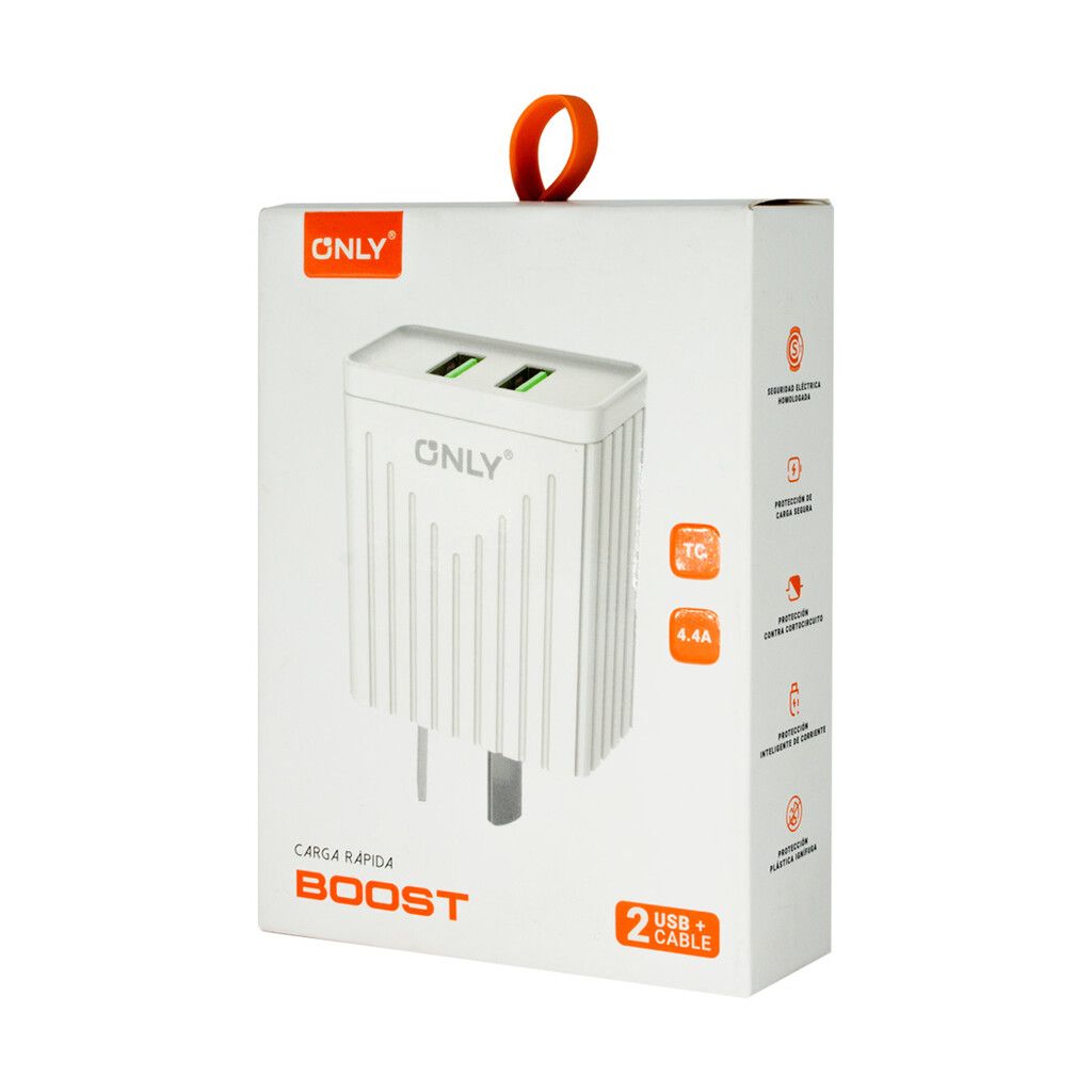 Cargador Celular Tipo USB a Tipo C Only Boost