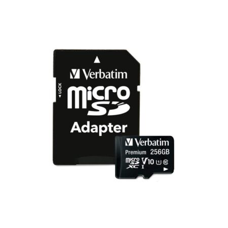 MICRO SD XC 256 GB VERBATIM PREMIUM  C10/V10