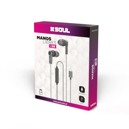 Auricular Con Cable Tipo C In Ear Soul S99