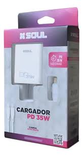 Cargador Celular Tipo C a Tipo Lightning Soul 35W