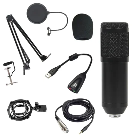 Microfono Con Soporte Profesional Condenser BM-800TZ